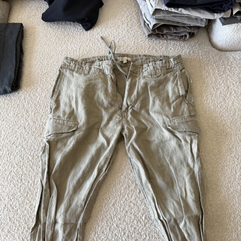 Onia Cargo Jogger Pants Steel Blue Size S